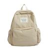 Schoolbag Korean version of high-value schoolbag women's fashion new large-capacity fashion simple travel backpack versatile canvas backpack