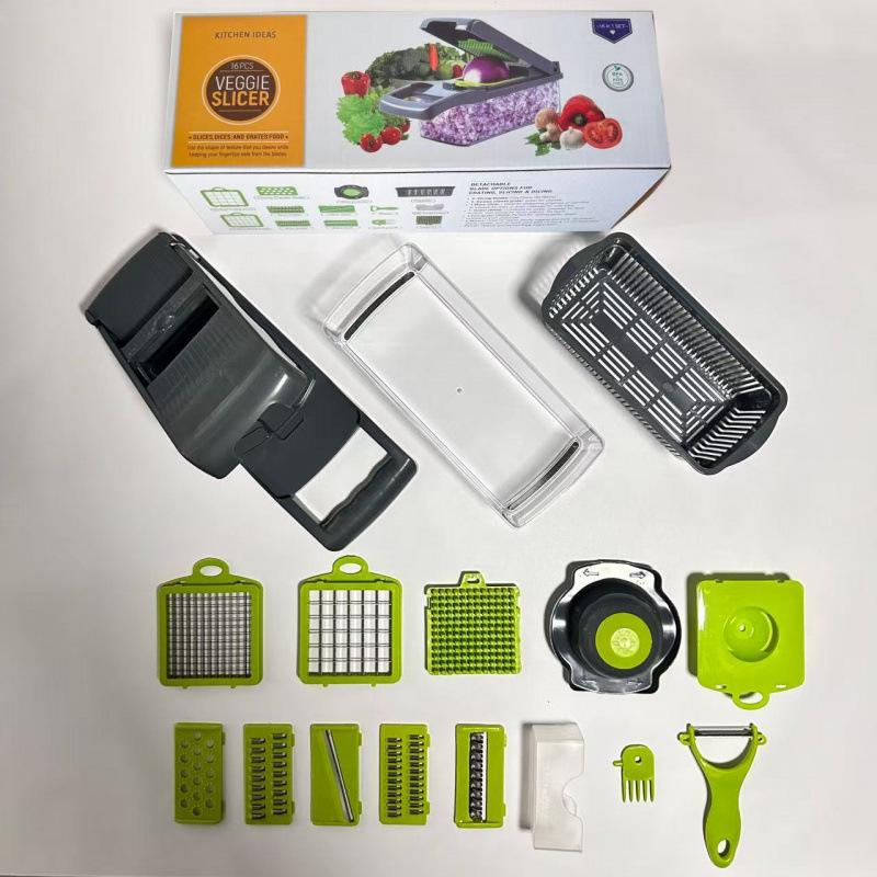 Multi Functional Vegetable Slicer Household Potato Shred Slice Cutter Kitchen Onion Carrot Grater Stainless Kitchen Tools