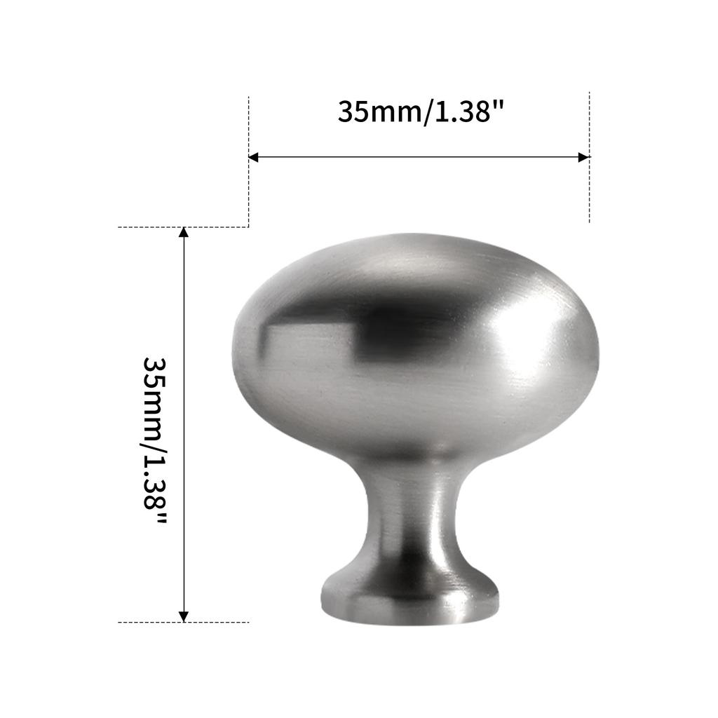 Furniture Hardware Zinc Alloy Round Ball Cabinet Door Handles Cabinet Wardrobe Pull Round Single-Hole Drawer Knob