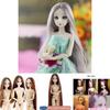 Bjd Fashion Doll 20 Joints Diy Makeup Princess Girl Toy Gift For Girls 3d Eyes