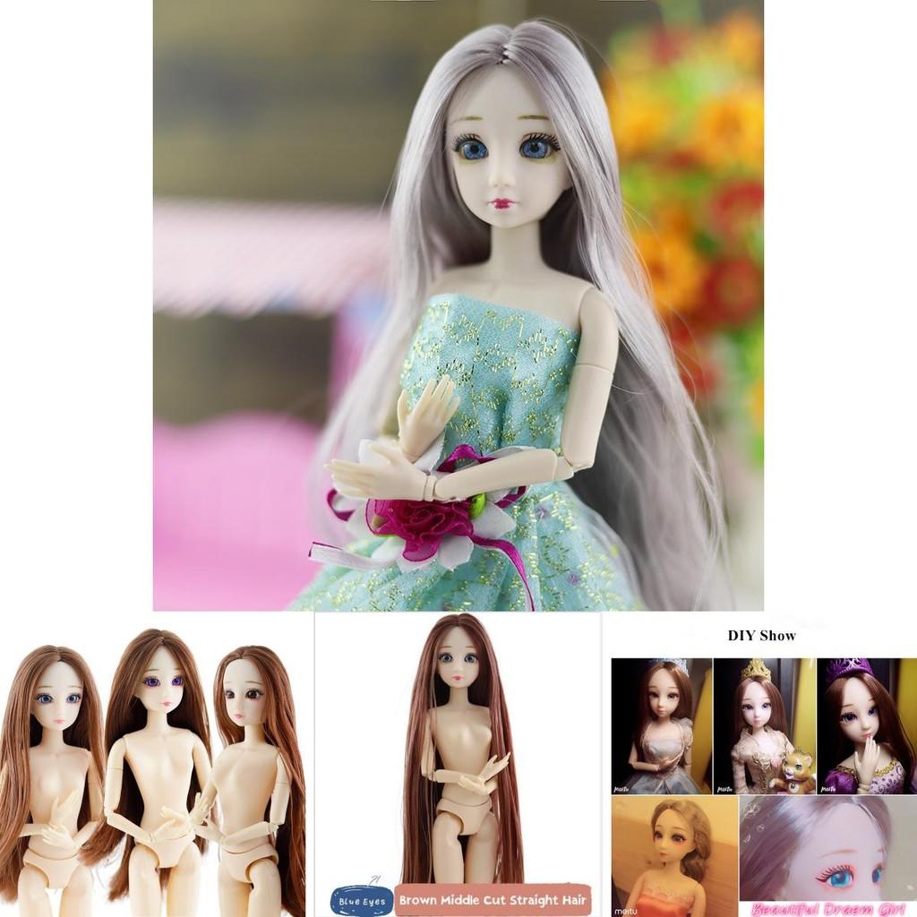 Bjd Fashion Doll 20 Joints Diy Makeup Princess Girl Toy Gift For Girls 3d Eyes