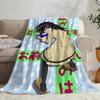 Anime Watamote Throw Flannel Throw Blanket: Soft Kid-Friendly Warm Anti-Static All Season Washable Couch Bed Home