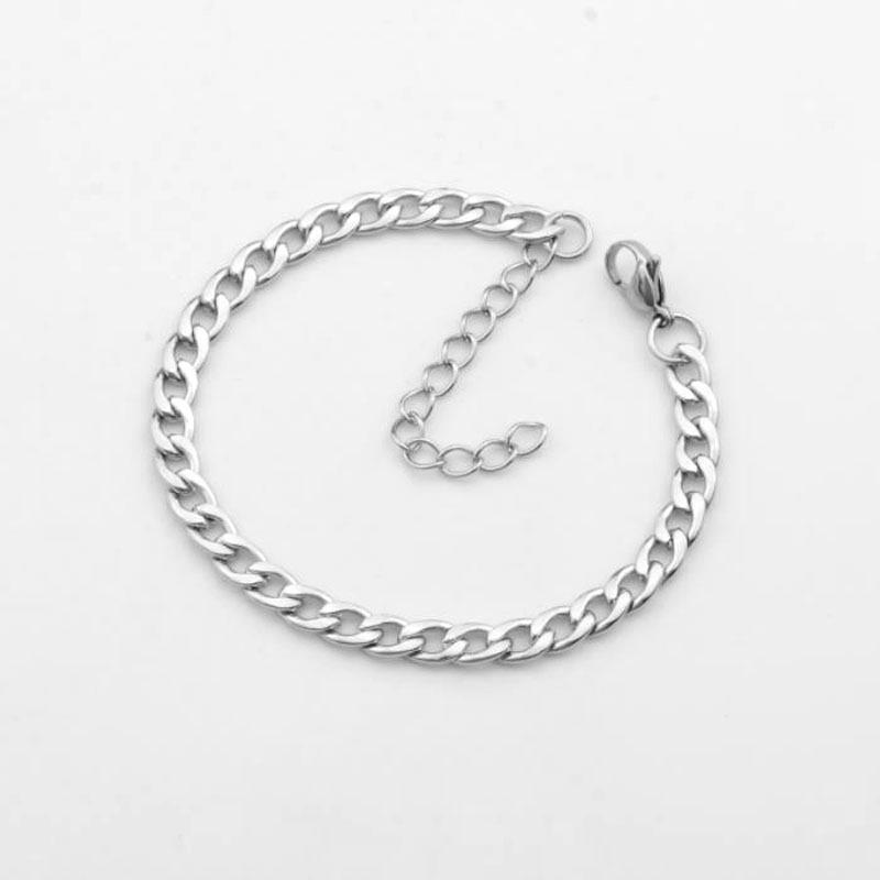 High-End Stainless Steel Men s Hip Hop Bracelet - European & American Style