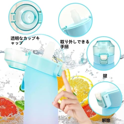 GUVC Air Up Water Bottle, 650ml, Taste-Changing Air Up Water Bottle, Nose Drinking Water Bottle with 19 Flavor Pods, Gradient Design, Fruit Fragrance,