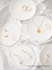 Creative Gypsum Disc Jewelry Props for Photography and Decoration