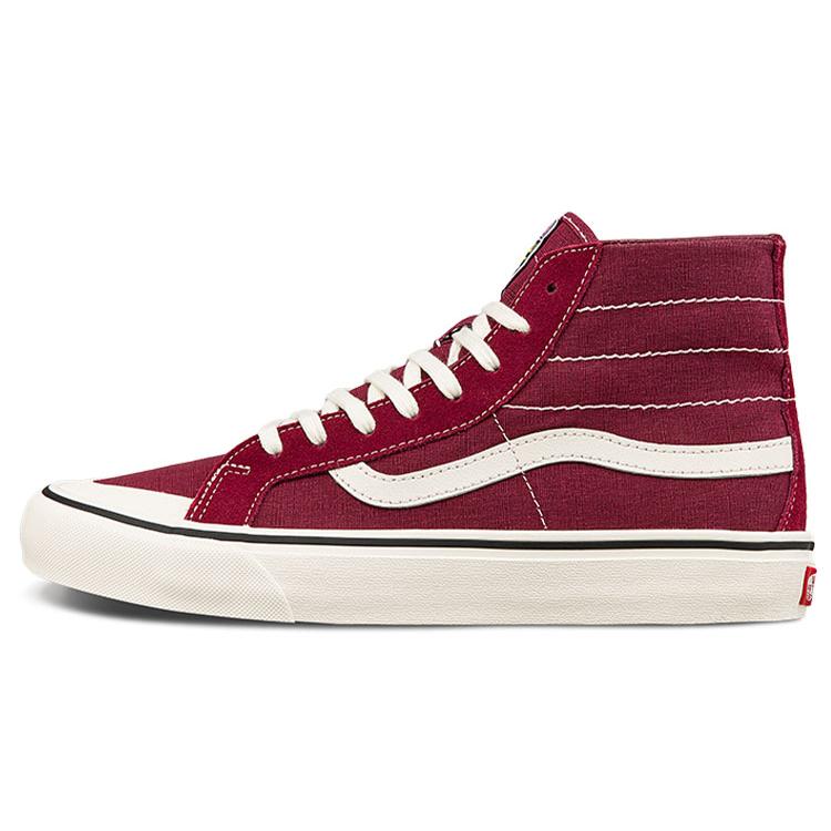 

Vans SK8 High top Skateboard Shoes Unisex Burgundy VN0A3MV1A5C 38