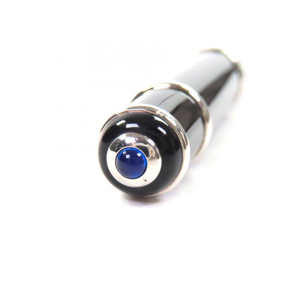 Very Good Cartier Ballpoint Pen  Diabolo De Cartier Black Blue Gemstone Mens Used