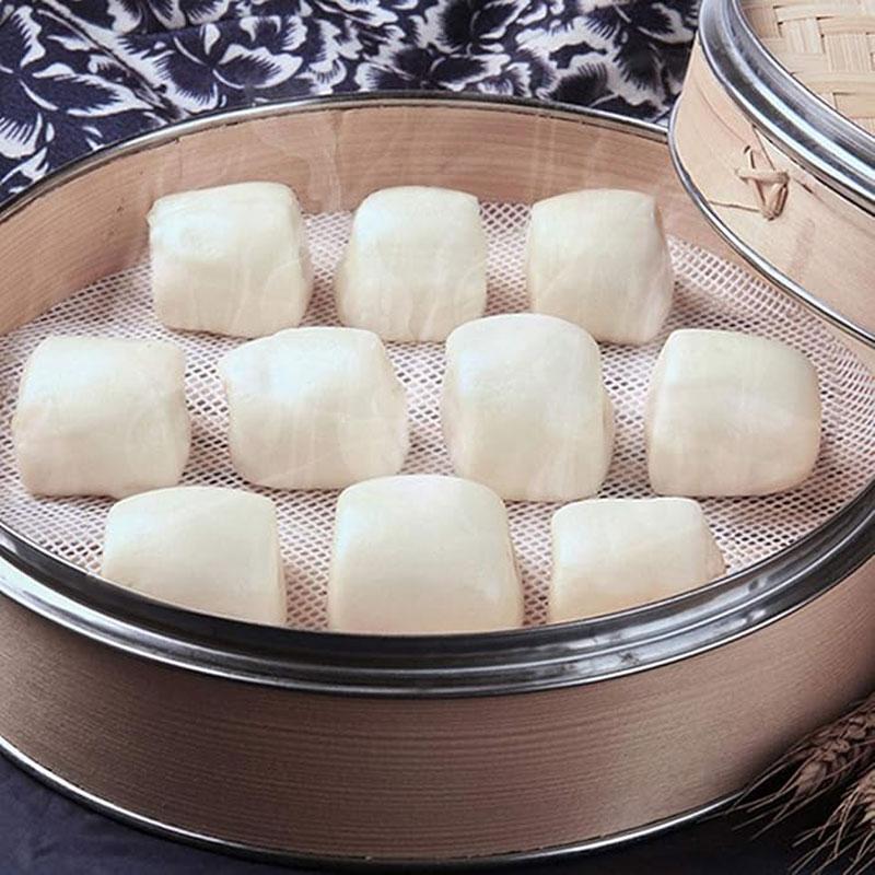 Non-Stick Steamer Mat Dim Sum Tool Food Grade Silicone Reusable Restaurant Kitchen Under Steamer Mat Kitchen Cooking Accessories