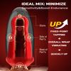 Rechargeable Men's Penis Vibrator 10-Speed Silicone Ring for Sensitivity and Endurance 18+