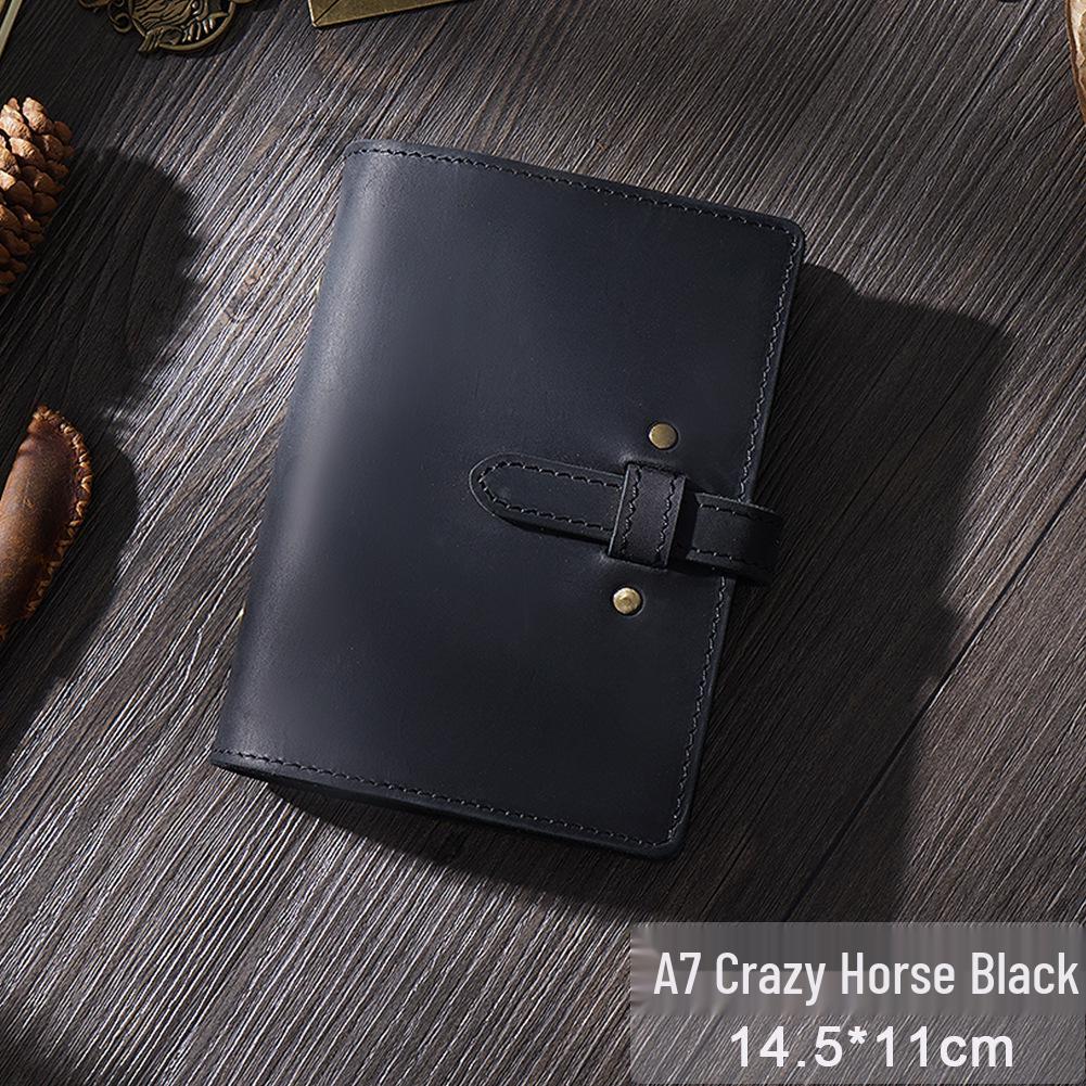 A5/A6 Vintage Cowhide Zippered Planner and Notebook Binder