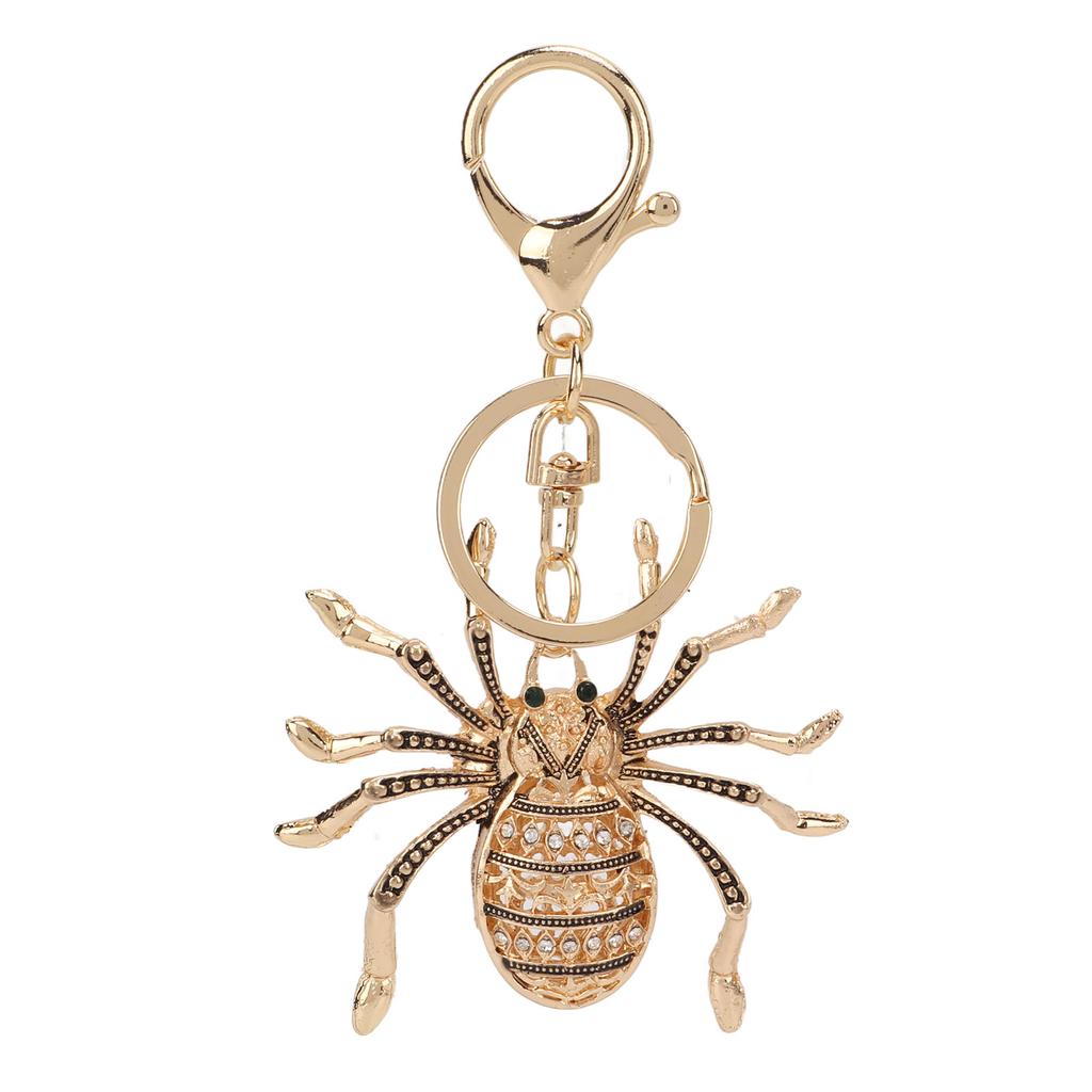 Schlüsselanhänger Zinklegierung Diamant Spinne Auto Schlüsselanhänger Metallanhänger Damen Taschenzubehör Dekoration