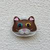 Cat Theme Brand Latest Cowhide Bag Hanging Accessories Sheepskin High Quality Key Chain Backpack Charms Diy Bag Decor Great Gift