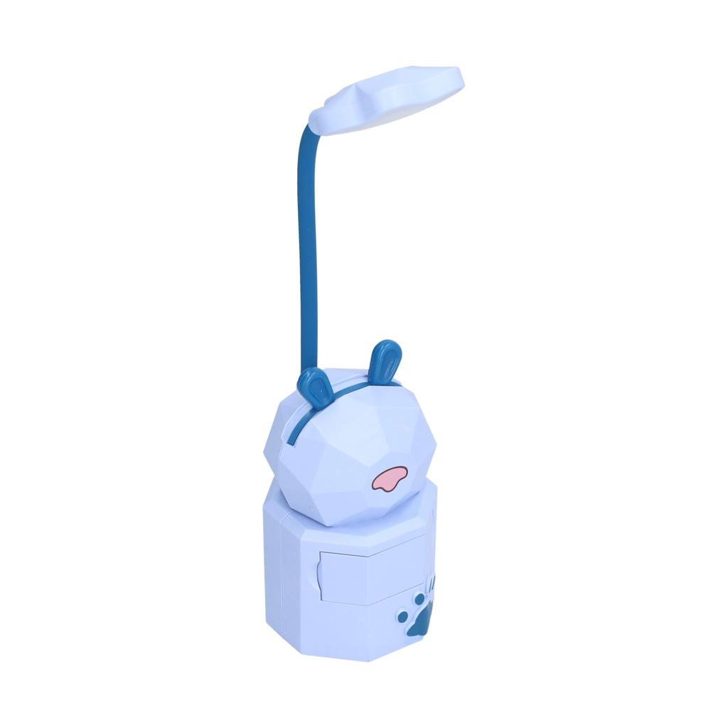 Lampa biurkowa LED Kreskówkowe światło biurkowe Ładowanie przez USB Ciepłe białe światło Łatwa w obsłudze Czytelna lampka nocna do akademika studenckiego