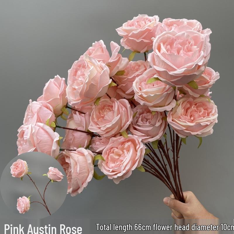 Wedding Pink Series Peony and Rose Artificial Flowers for Decorations