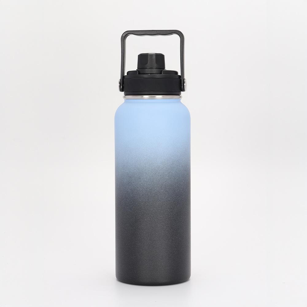 Fashion New High-Value Sports Thermos Bottle Stainless Steel Space Pot Thermos Cup Large Capacity 304 All Steel