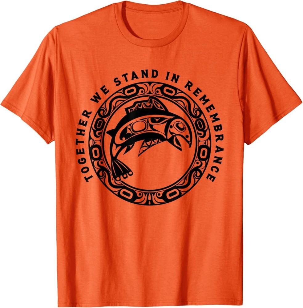 

Orange Unity Day Every Child Counts Native American T-Shirt S