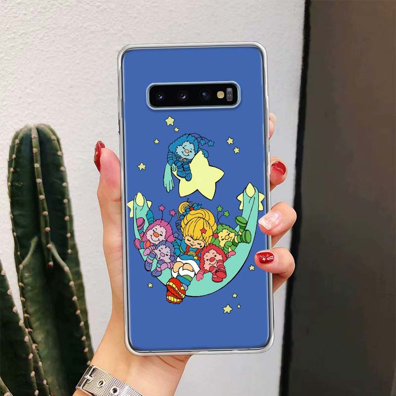 R-Rainbow Cute Brite For Samsung Galaxy Note 20 Ultra 20 10 Pro 9 8 Phone Case S10E S10 Plus S9 S8 + S7 Edge M21 M32 Cover