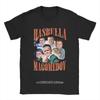 Men's Magomedov Vintage Homage Funny T Shirts Hasbulla Khabib Pure Cotton Tops Short Sleeve Round Collar Tee Shirt T-Shirt