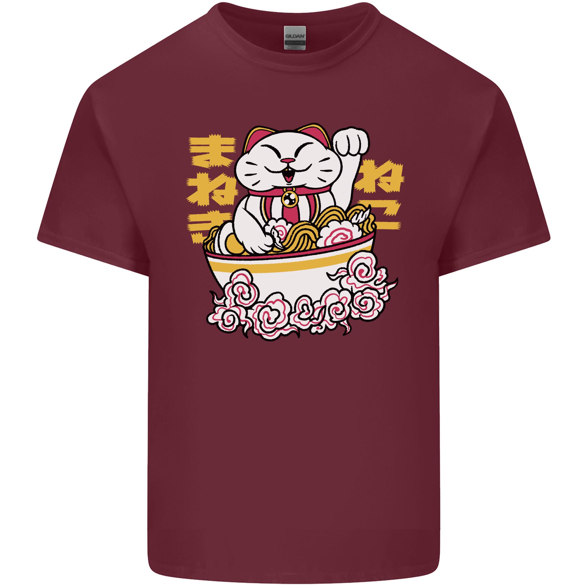 RaUnisex Lucky Cat Unisexs Light Cotton Tshirt S