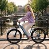 Elektrofahrrad ONESPORT WT05 250W Motor 18,2AH Stadtrad für Pendler Höchstgeschwindigkeit 25 km/h Hydraulische Bremsen Maximale Reichweite 120 km 27,5"x2,25" Reifen