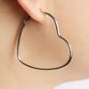 EK2095 New Fashion Hollow Peach Heart Earring Metal Plating Ornaments Simple Dangle Ear For Women Copper Brincos Jewelry