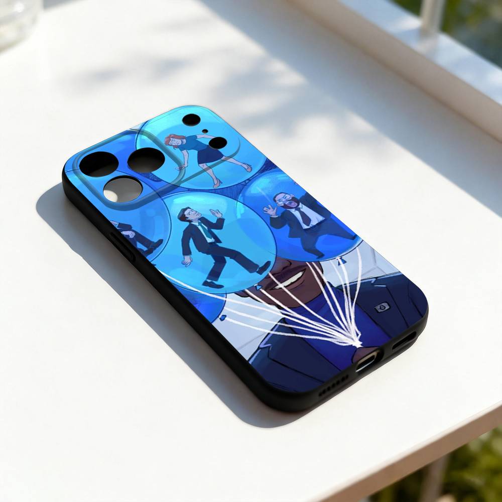 

S-Severance Mark S-Scout Phone Case For iPhone 11,12,13,14,15,16,17,Pro,Max,Plus,E,SE4,Air,Mini Black Soft Cover iPhone13mini