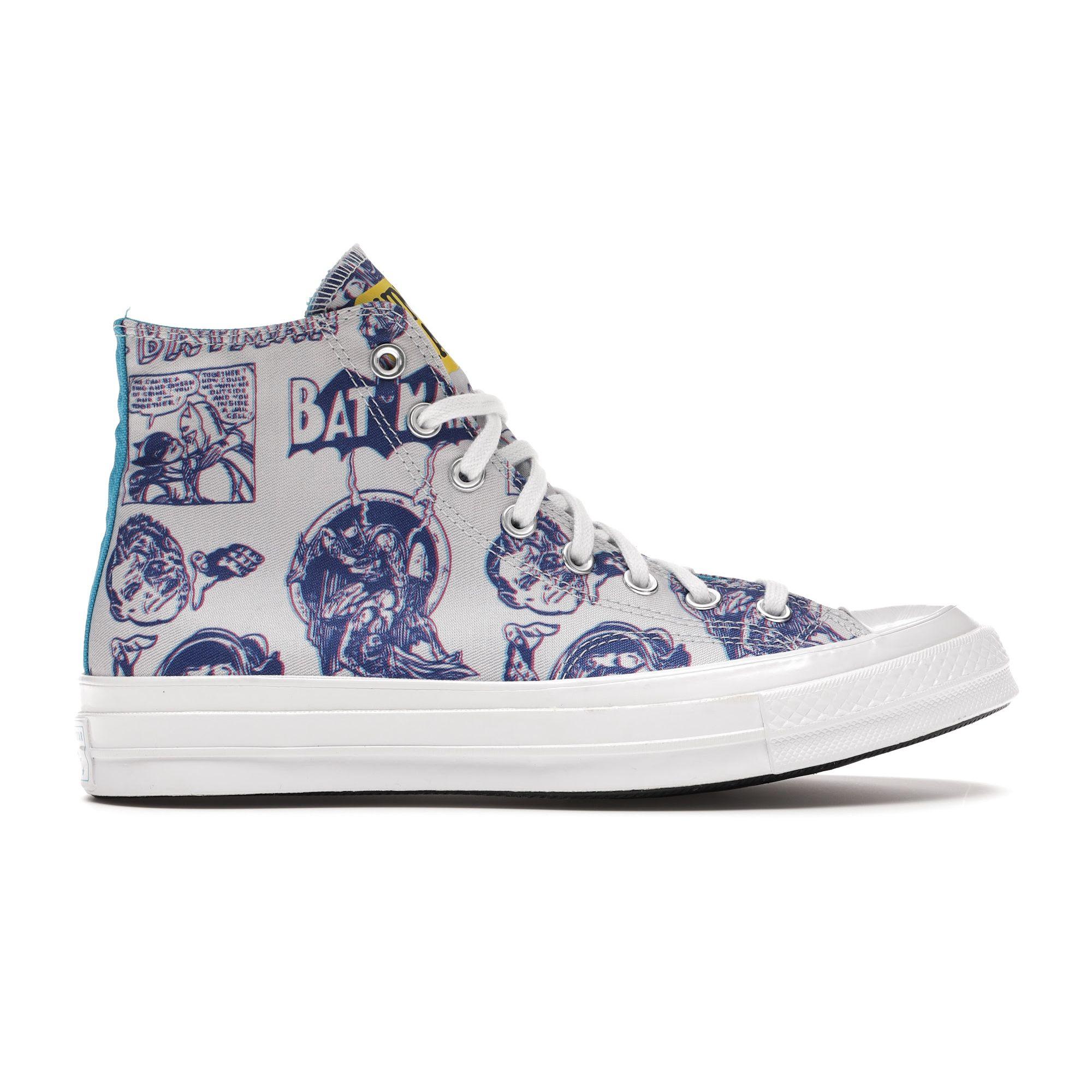 

Кроссовки унисекс Converse DC Comics x Chinatown Market x Chuck 70 High с 3D принтом Бэтмена White Mouse Purple 167512C