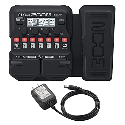 ZOOM/ G1X FOUR -with genuine AC adapter- multi-effector for guitar