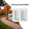 20x10cm Betonová dlažební forma DIY Cementová cihlová forma Forma na cihlový kámen Trávník Terasa