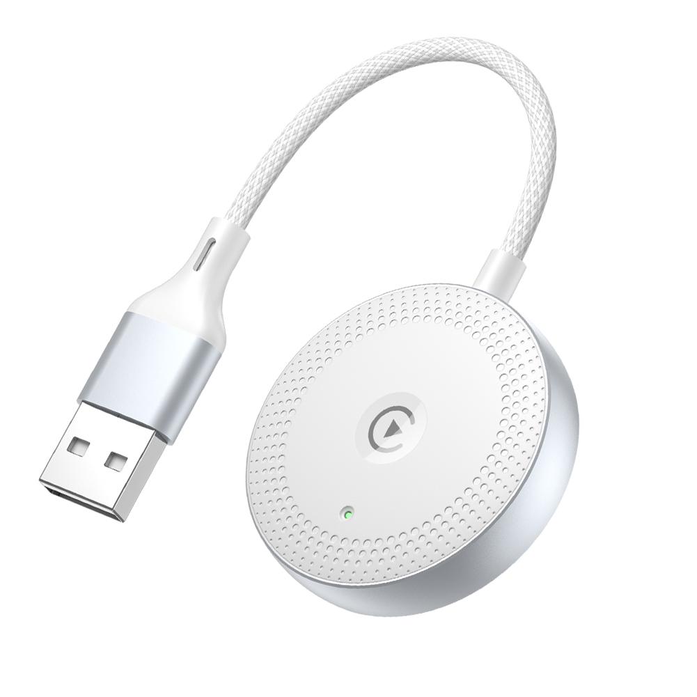 

Car CarPlay Dongle Wireless Adapter for For apple for Android Intelligent Car Interconnection Wireless CarPlay Box Plug & Play белый