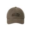Emis COTTON BRUSHED BALL CAP-BROWN