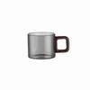 Walnut Handle Heat-resistant Glass Cup Glass Breakfast Milk Cup Espresso Cup Coffee Mug  Household