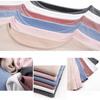 Plus Size Loose Summer Bat Sleeve Bright Silk Jersey Short Sleeve T-shirt for Women 40kg-100kg