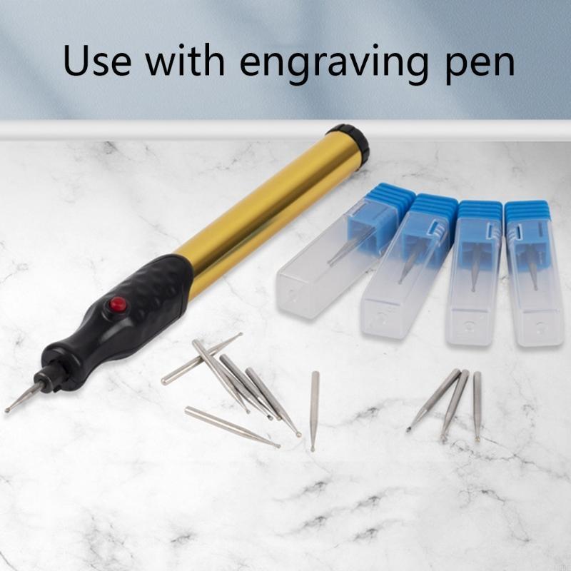 5 Pcs Grinder Bit Accessories Engraving Pen Grinding for Head for Carving Polishing DIY Wood-working Carving Soft Metal