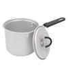 Folding Camping Pot 770ml Lightweight Portable Cooking Pot with Lid and Foldable Handle for Outdoor