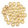 50pcs Stainless Steel Flower Beads Caps Metal Spacer Bead Caps For Jewelry Making DIY Bracelets Necklace Accessories Wholesale