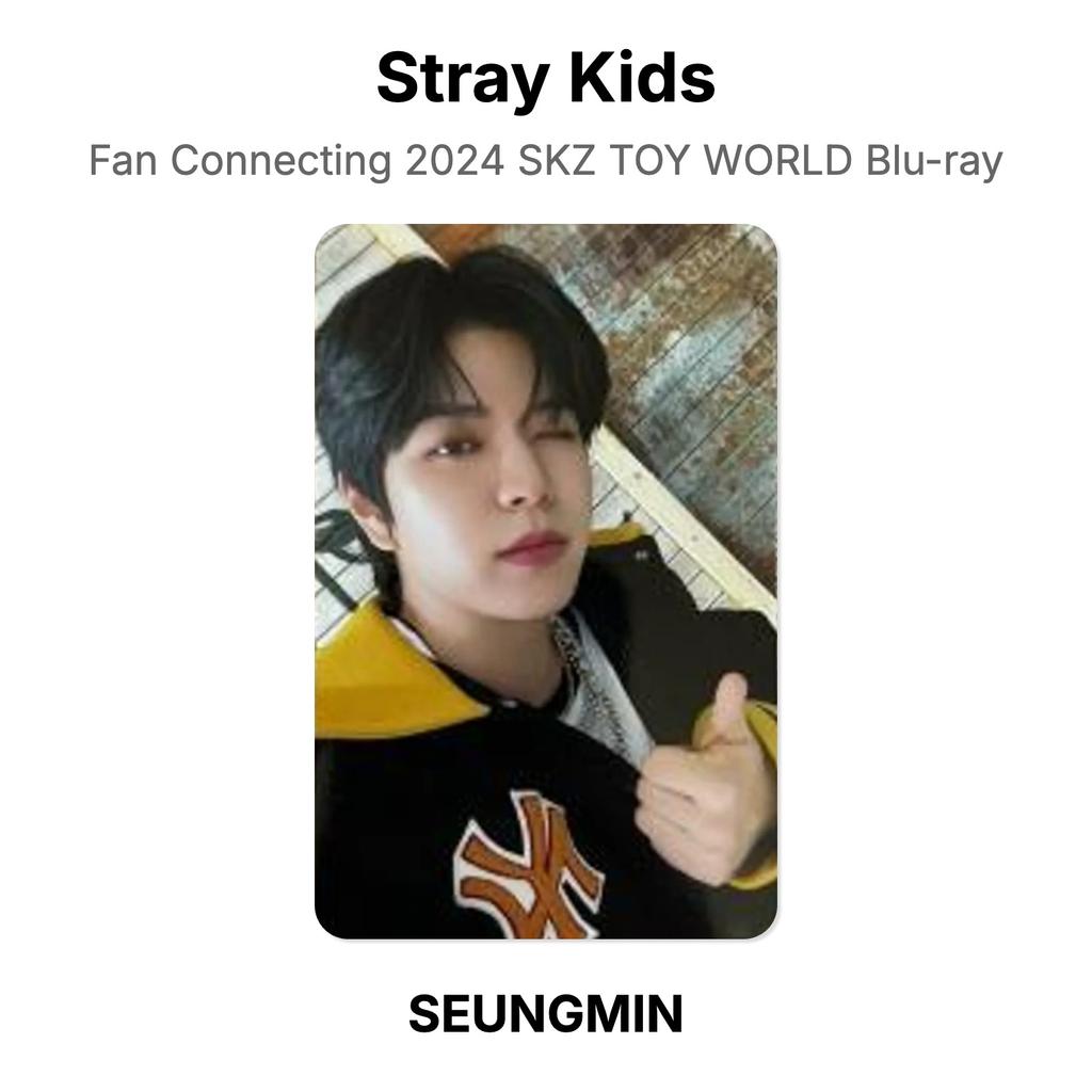 Stray Kids Fan Connecting 2024 SKZ TOY WORLD Blu-ray Official Photocard