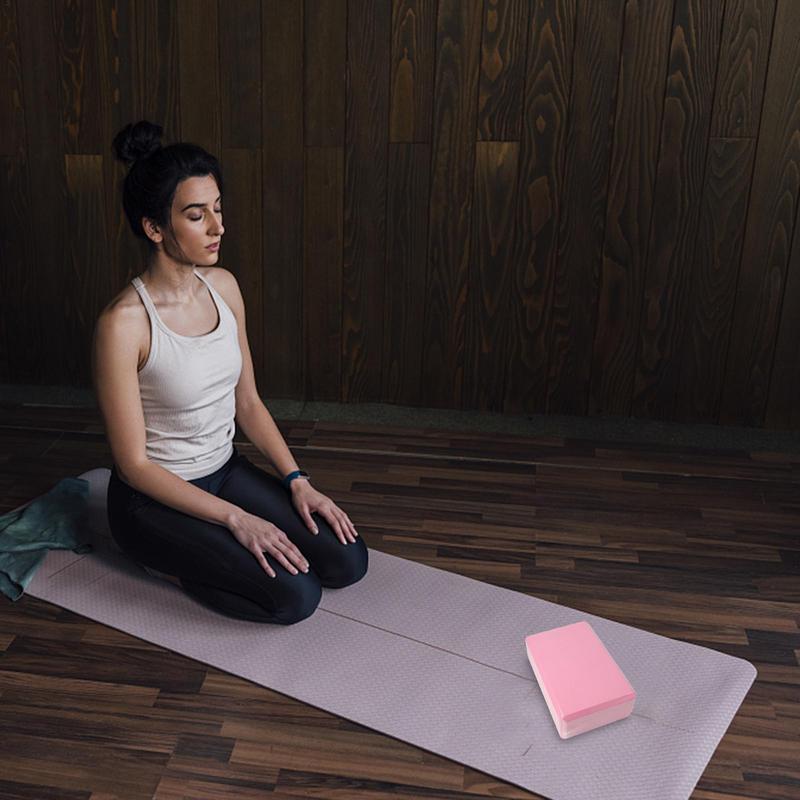 Yoga Building Blocks Cubes Pilates Bricks Reinforcement Mats Sports Yoga Supplies Exercise Home Exercise Equipment Fitness Eva