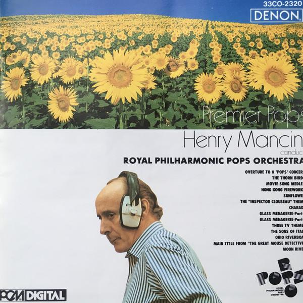 CD HENRY MANCINI / ROYAL PHILHARMONIC  - Premier Pops 33CO2320 Denon 1988 Japan Jazz Used