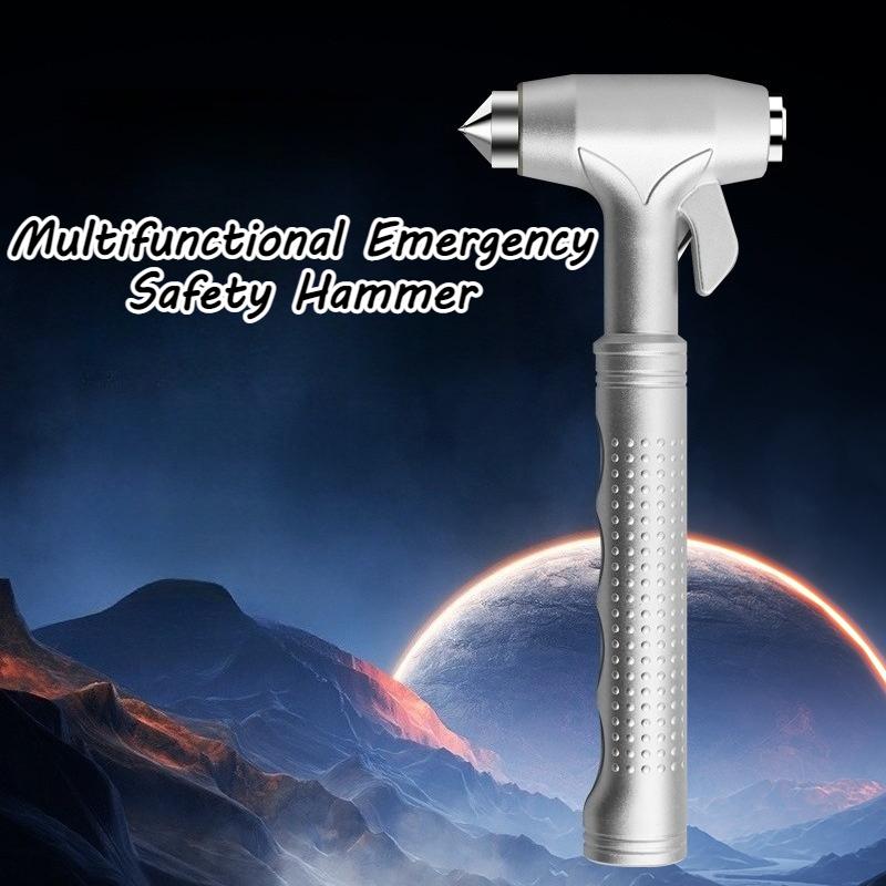 Portable Multifunctional Car Emergency Safety Hammer Window Breaker Hidden Seatbelt Cutter Vehicle Escape Tool Auto Rescue Tool