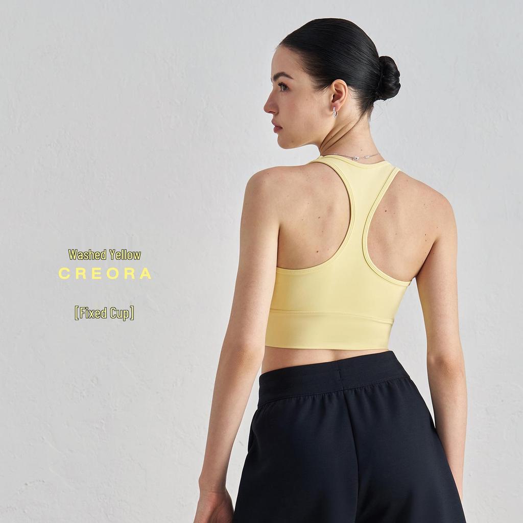 NU Racerback Sport-BH med Bröstinlägg - Yoga Fitness Topp