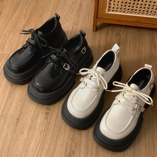 Fashion Trend British Style Platform Small Leather Shoes Women's 2025 New Spring and Autumn Versatile Skirt