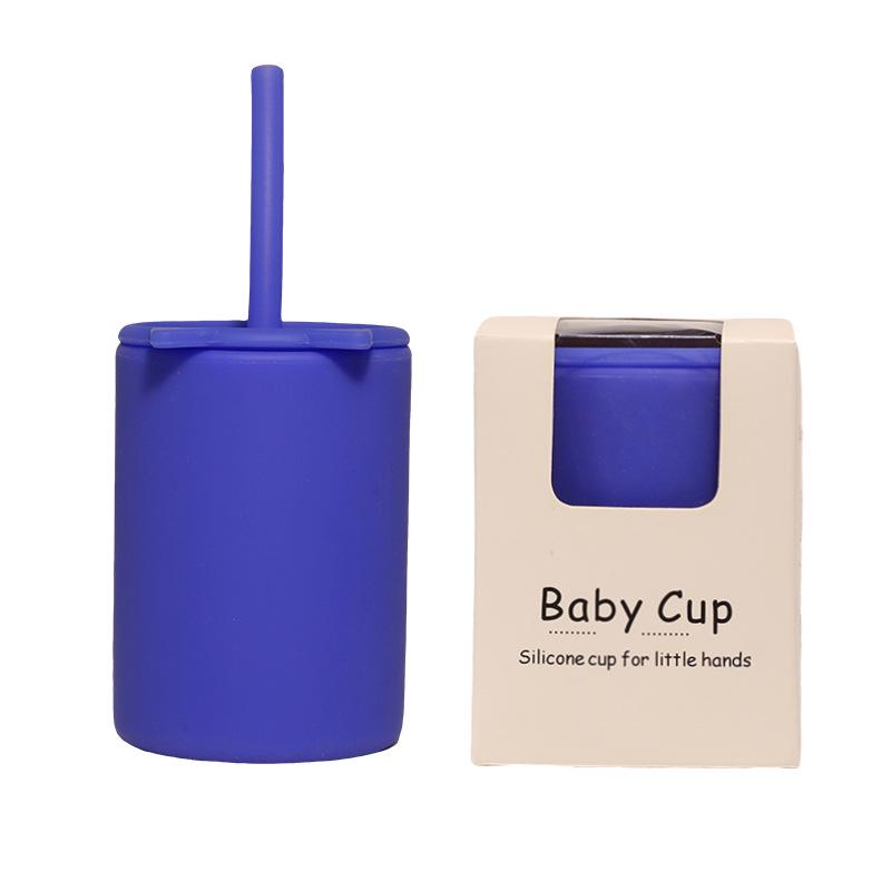 

Yingshang Силиконовый поильник для детей - Непротекаемый и ударопрочный, с крышкой и соломинкой