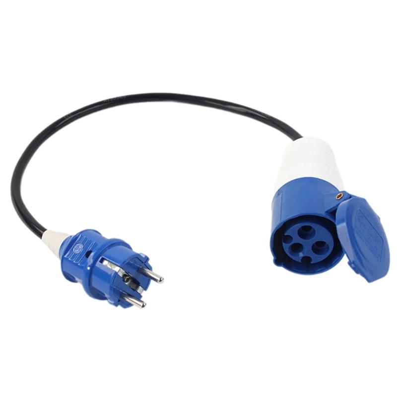 

Power Supply Conversion Cable Convenient Electric Mains Fly Lead Efficient & Safe Power Conversion Cable for Camping