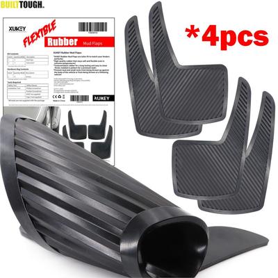 4pc Rubber Soft Universal Mud Flaps Splash Guards For Dacia Duster Logan Lodgy Dokker Sandero Stepway
