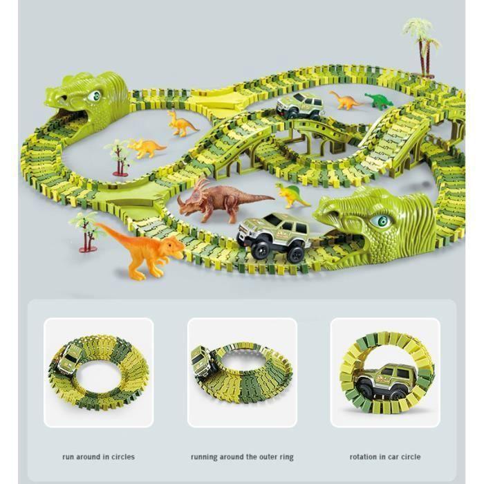 Circuit Voiture Électrique - GUIGUOGUO - Dinosaure - 271 pièces - Pour enfants - Mixte
