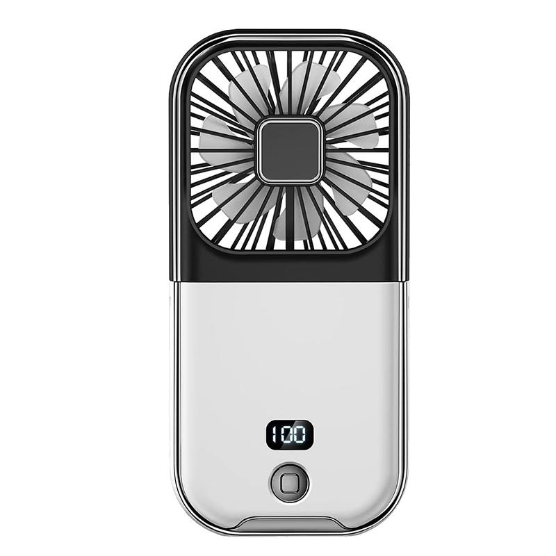 

Складной мини-портативный USB-вентилятор 5 в 1, 3000 мАч, аккумуляторная батарея, 4 скорости, регулируемая скорость ветра для путешествий, кемпинга, автомобиля CHINA чёрный