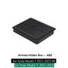 For Tesla Model Y 3 Center Console Storage Organizer Box Tray Armrest Hidden Box Bins Cup Holder Auto Interior Accessories