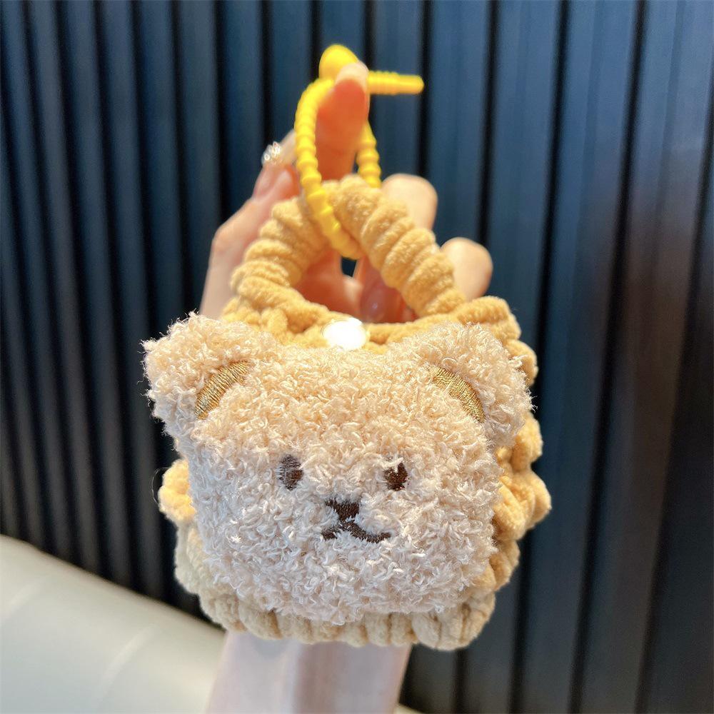 Hand-Woven Plush Persimmon Good Luck Keychain Pendant