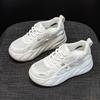 Thick-soled Heightening Little White Shoes Women's 2025 Summer New Casual Fashion Versatile Explosive Version Hollow, Light and Breathable Women's